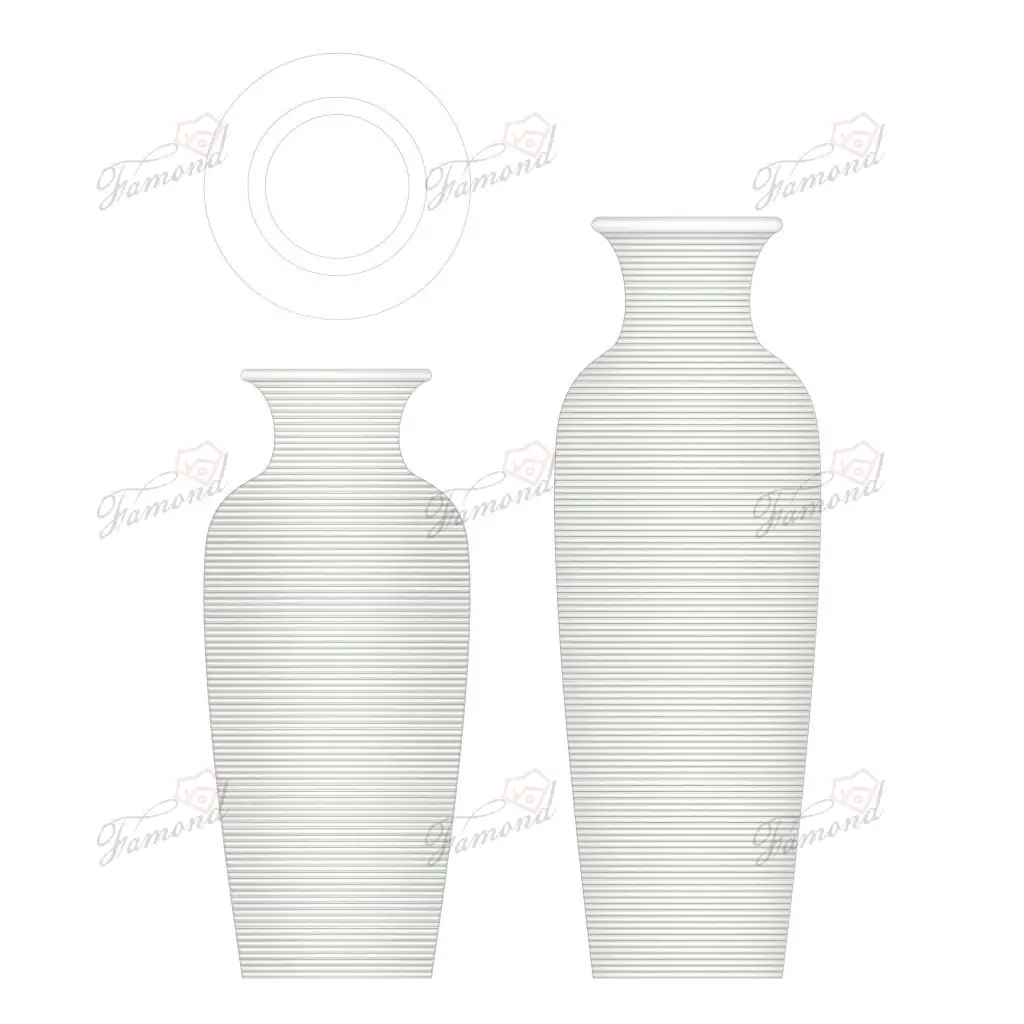 FM8700.5011 Resin Classic Vase Appearance Narrow Mouth High Vases